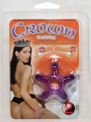 Crown Cockring / Penisring paars