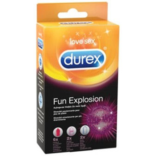 Durex Fun-Explosion Condooms, 3 stuks