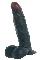 20 cm lange Man Size Black realistische cock