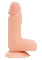 Get Real Natural 6 inch Dildo, 17 x 4 cm