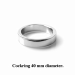 Cockring / Penisring 12 mm hoog, 4 mm dik, 40 mm diameter 
