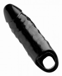 XL Black Mamba penis sleeve, 23 cm 