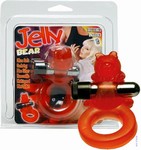 Jelly Bear Cockring met batterijen 