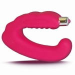 Rock-Chick Roze G-spot en clitoris stimulator en vibrator 